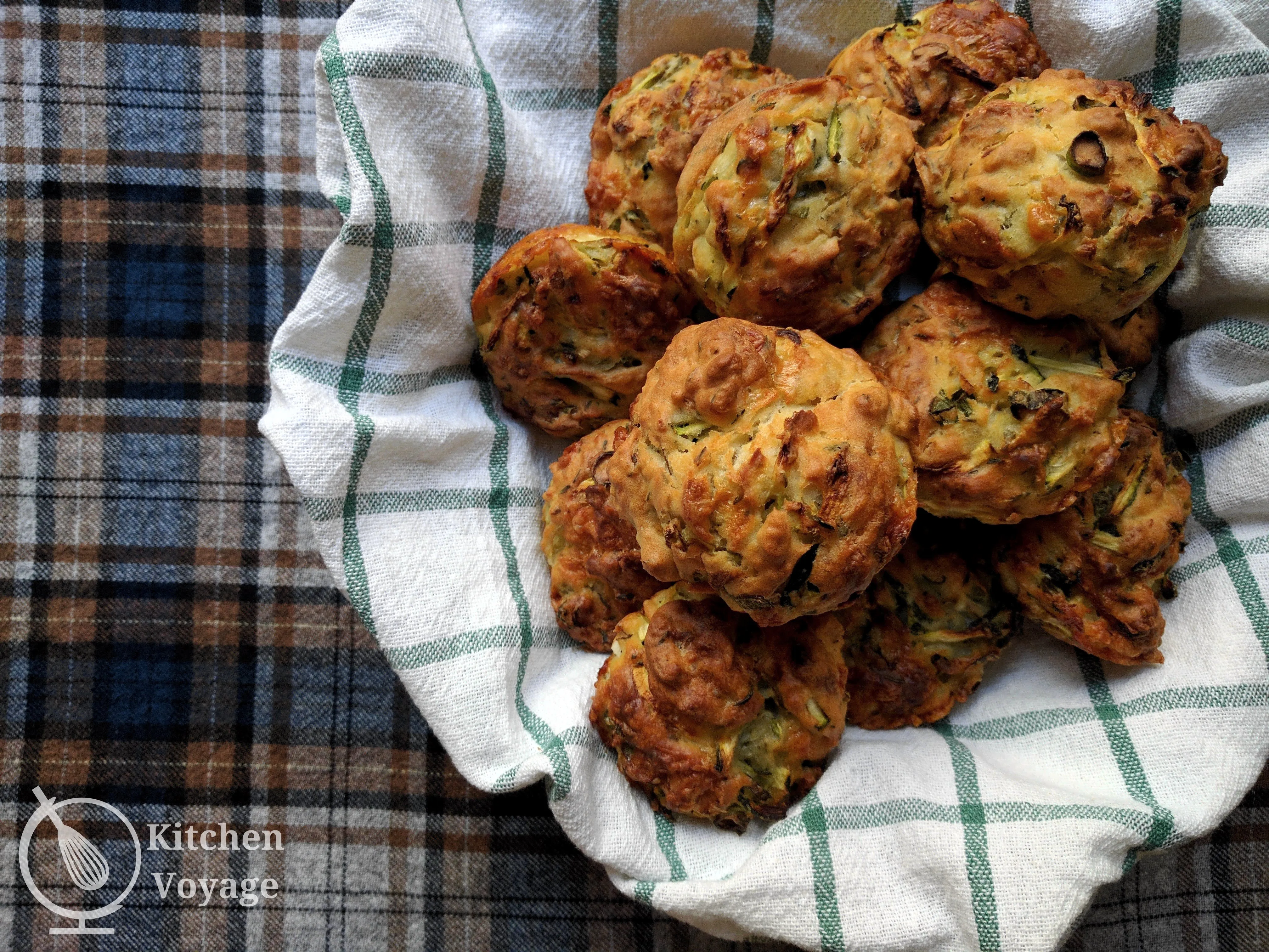 Cheesy Zucchini Muffins